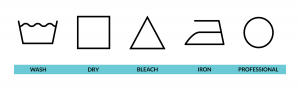 laundry care symbols